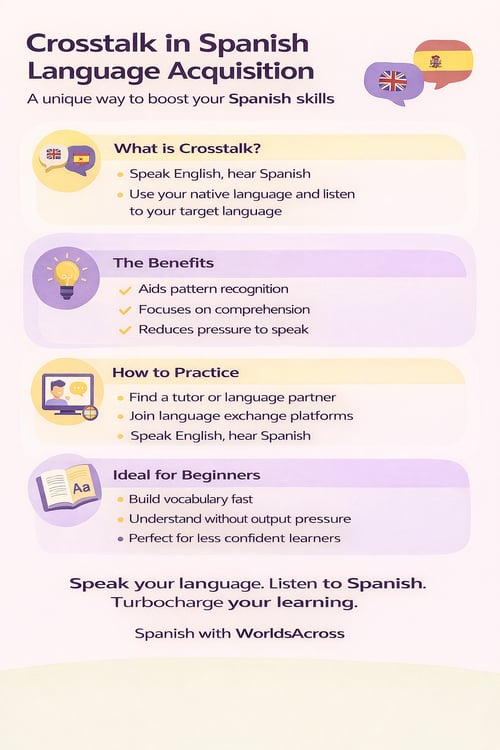 Crosstalk Spanish learning method