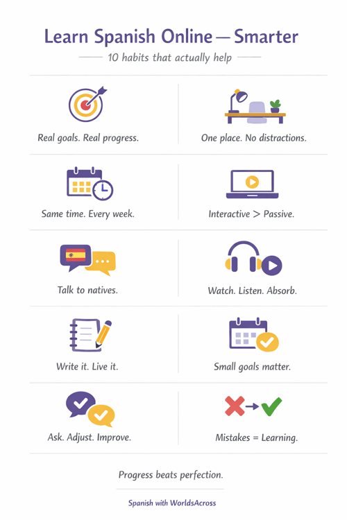 How to learn Spanish online