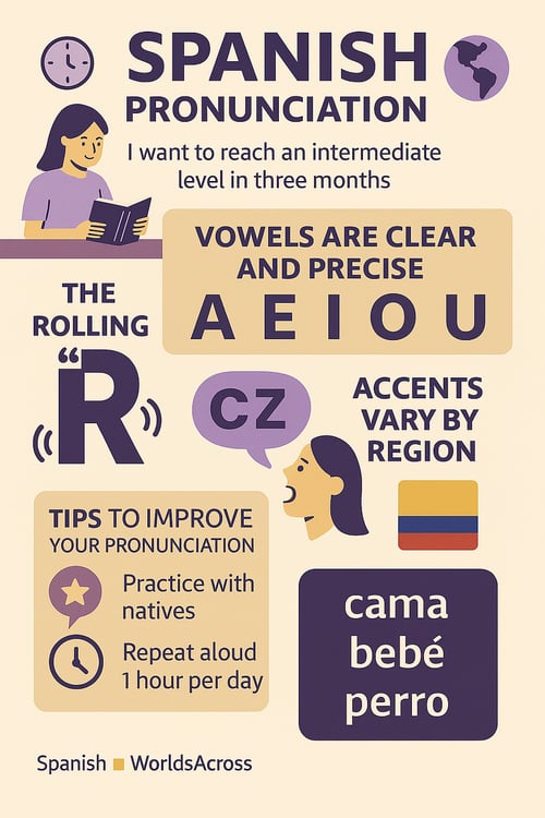 How to pronounce words in Spanish