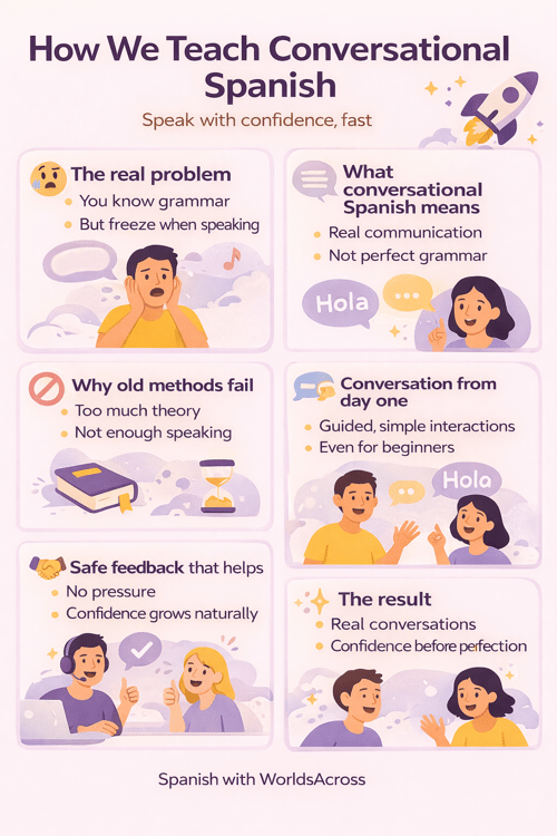 Practice Spanish conversation