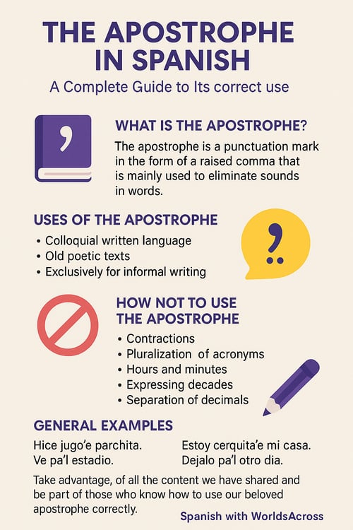 apostrophe use in Spanish