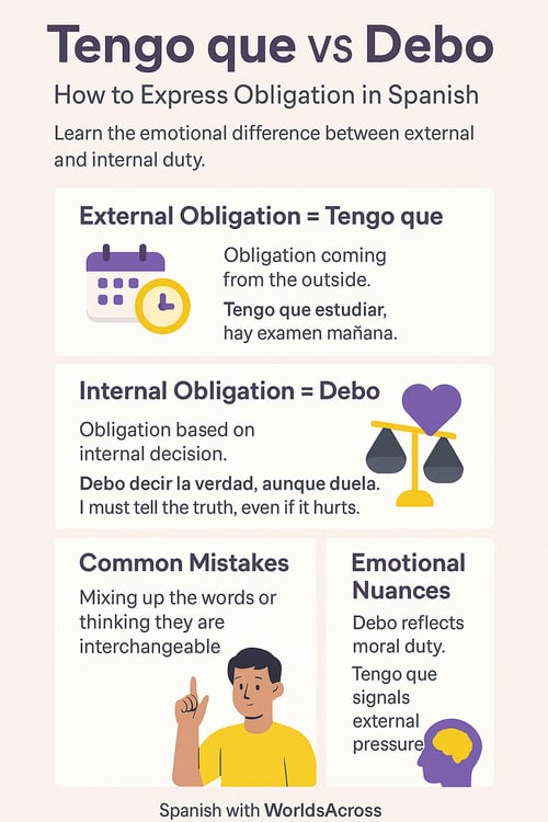 expressing obligation in Spanish